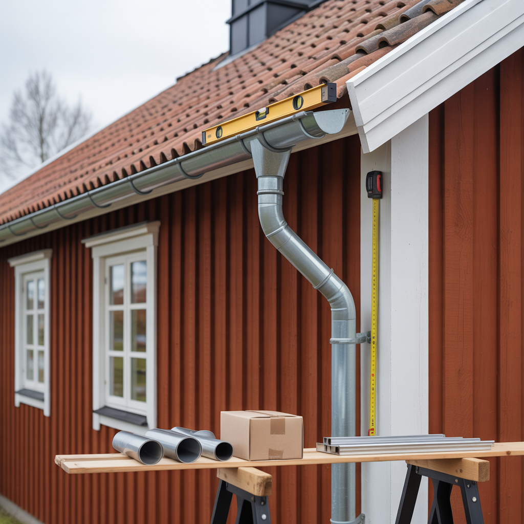 hangrannor och stupror dimensionering fall och kostnad